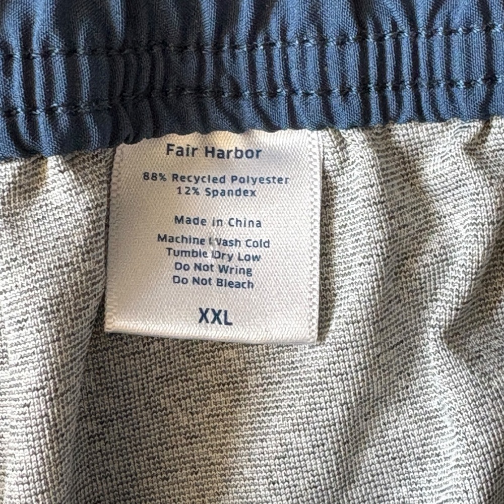 Fair Harbor The Anchor Short Mens Size XXL Swim Trunks Pockets Tropical Palm - Picture 5 of 6